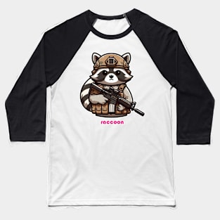 Tactical Raccoon Baseball T-Shirt